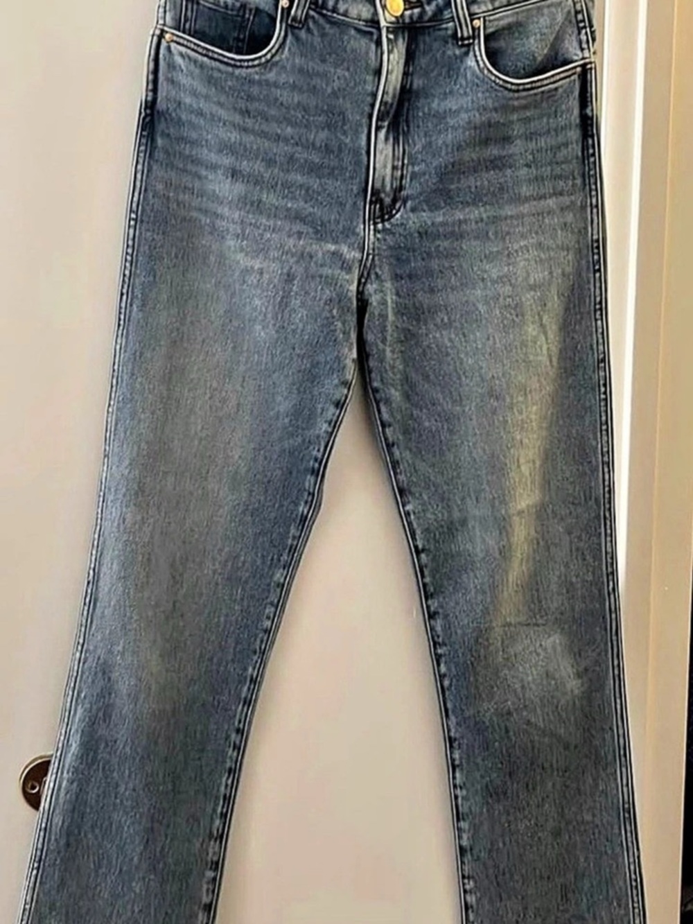 KUT from the Kloth Melissa Straight Leg Straight Leg Jeans in Blue Like New